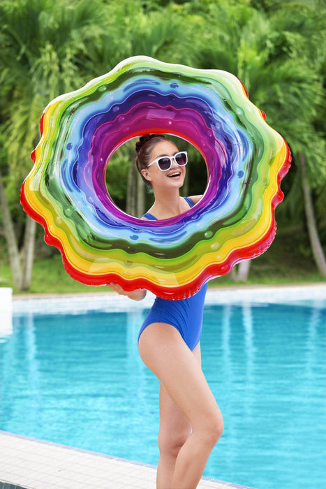 Bestway 45” Rainbow Ribbon Tube