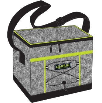 Qwave Insulated 12 Can 2-Tone Cooler