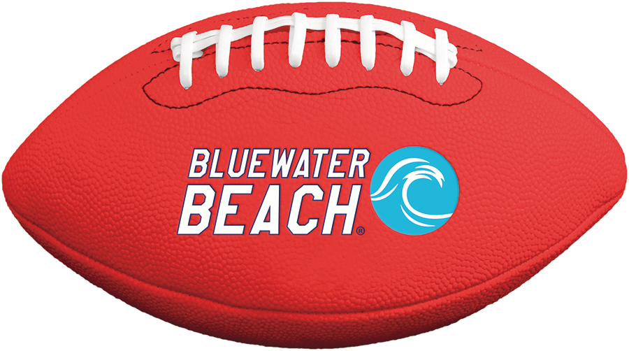Bluewater Beach 11" Composite Leather Indoor/Outdoor Footballs for Training and Recreational Play Size 6